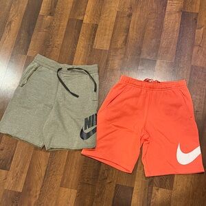 Bundle of 2 Nike Men’s Sweat Shorts (size SMALL)
